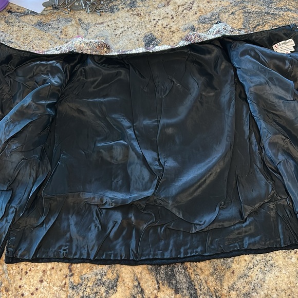 Vintage Valentina diamond pattern iridescent sequin blouse - Picture 14 of 15